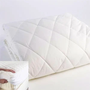 NightComfort wasserdichte Baumwollmischung gesteppter Matratzenschoner - 30 cm tief - Bild 1 von 72
