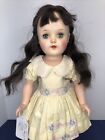 19? Vintage Ideal  Toni P-92 Doll Tagged Original Dress Brunette Hard Plastic Sx