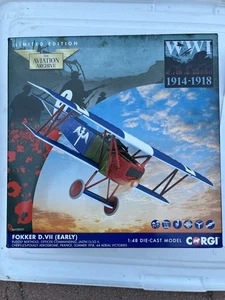 CORGI: Folker D.VII (EARLY), RUDOLF BERTHOLD, "AA38907" 1:48 - Picture 1 of 6