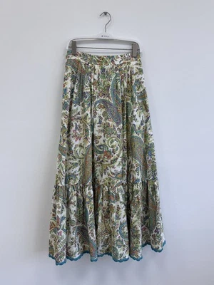 Maxi Falda Etro Floral Multicolor Algodón Talla 44 Foto 1 de 4
