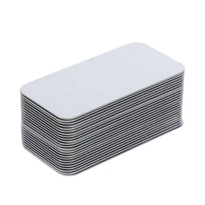24 Pcs Self-adhesive Iron Sheet with Back Glue Automobile Bracket Metal Holder - Photo 1 sur 12