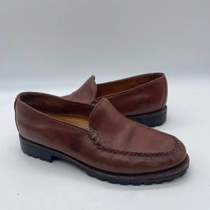 Cole Haan Moc Comfort Flex F6453 Women's Size 7 B Loafers Brown Lug Sole Shoes - Picture 1 of 10