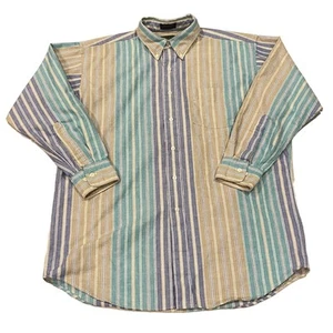 Vtg Chaps Ralph Lauren Dress Shirt Mens 16.5 Striped Button Up Long Sleeve USA - Bild 1 von 8