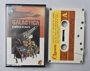 CASSETTE GALACTICA Spain Topacio 1979 TV Series Sci-Fi Star Wars Star Crash RARE - Picture 1 of 7