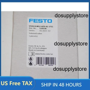 US FREE TAX New FESTO VSVA-B-M52-AZD-A1-1T1L 539158 Solenoid Valve Module 145PSI - Picture 1 of 7