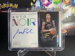 2022-23 Panini Noir Jordan Poole Auto /25 Golden State Warriors #ANC-JPL - Bild 1 von 2