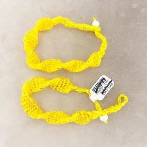 NWT Urban Outfitters Two Yellow Beaded Bracelets  - Picture 1 of 3