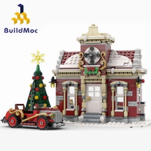 Juego de construcción modular Little Winter Town Hall Navidad sin usar, en caja, ladrillos juguete de regalo - Imagen 1 de 6