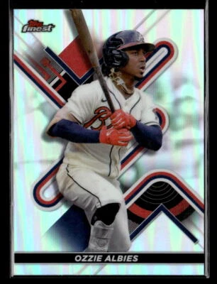 Ozzie Albies - 2022 Topps Finest Refractors #32 - Image 1 of 2