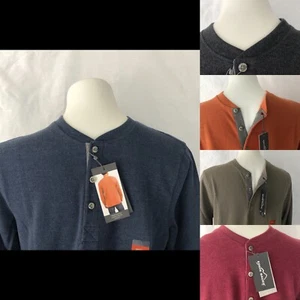 Eddie Bauer Anderson Henley Men's Small S Shirt Top Thermal Long Sleeves U Pick - Picture 1 of 30