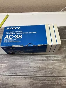 Vintage SONY AC-38 3V 300ma AC ADAPTER 120v for Sony Products - Picture 1 of 12