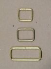 Keepers - Brass Plated - 5/8", 3/4", 1 1/2" x 1/2" tall - Pack of 25 (F463)