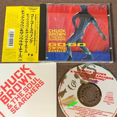 Promo CHUCK BROWN & THE SOUL SEARCHERS Go-Go Swing JAPAN CD 32GD-7010 w/ OBI - Image 1 of 4