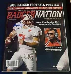 John Stocco Wisconsin Badgers SIGNED AUTOGRAPHED BADGERNATION Magazine COA 2006 - Picture 1 of 1