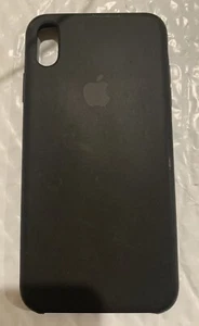 Apple Silicone Case for iPhone XS Max - Black - (MRWE2ZM/A) - Picture 1 of 4