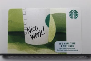Starbucks 2018 "Schöne Arbeit!" Firmenkarte - Serie 6153 - Neu - Pin intakt - Bild 1 von 2
