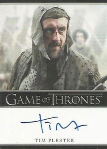 Game of Thrones Season 7 - Tim Plester "Walder Rivers" Autograph Card