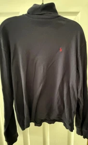 Polo Sport Ralph Lauren Turtle Neck Blue Women L - $29.91 - Picture 1 of 2