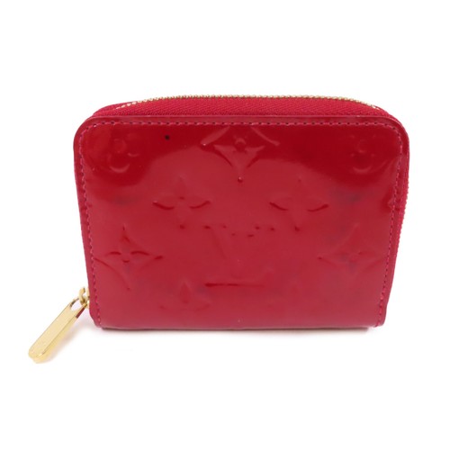 LOUIS VUITTON（LV） LOUIS VUITTON LV GHW Portamonete Zippy Portamonete M90202 Monogramma Vernis Rosso