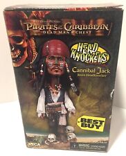 Jack Sparrow Pirates Of The Caribbean Cannibal Bobblehead  NECA Headknockers