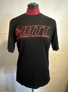 Marine Corps High Intensity Tactical Training Black Shirt Men Size Small - Picture 1 of 4