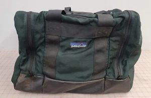 Patagonia 90s Made In USA 2WAY Bag Shoulder Boston Bag Vintage Green Style 47975 - Picture 1 of 11