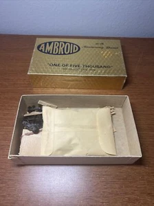 VINTAGE AMBROID HO SCALE #7 CUSHION COIL CAR One of 5000 Second Series P4 - Picture 1 of 3