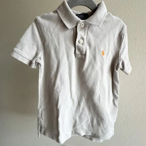 Polo Ralph Lauren Boys Grey Short Sleeve Polo size 4 - Picture 1 of 6