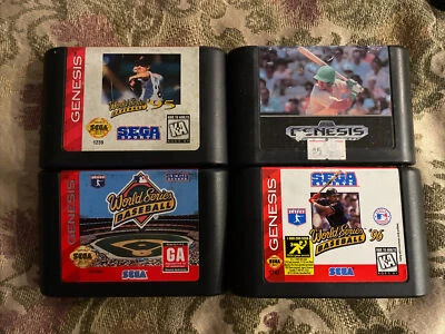 World Series Baseball, ‘95, ‘96 & Sports Talk Baseball (Sega Genesis) - Image 1 of 3