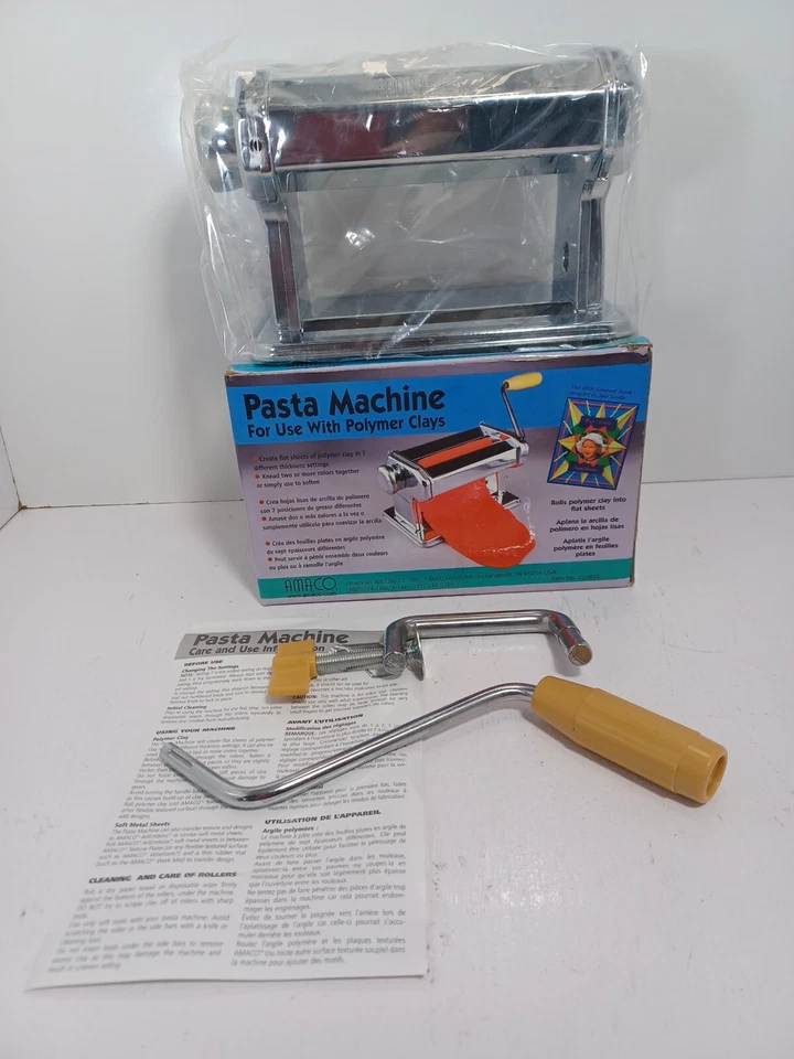 Amaco Pasta Machine for Polymer Clays and Soft Metal Sheets #12381S