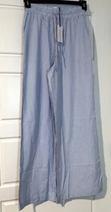 Pantalones de pijama a rayas WeWoreWhat para mujer talla XS cielo de nieve - Imagen 1 de 8