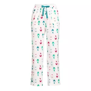 Joyspun Womens Size Large Flannel Sleep Pajama Lounge Pants GNOMES Pockets NWT - Picture 1 of 10