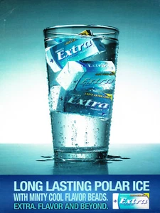 EXTRA GUM AD #20 MAGAZINE promo AD 2005 LONG LASTING POLAR ICE - Picture 1 of 2