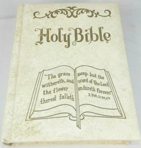 Holy Bible Mendenhall King James Version Illustrated Red Letter 1968 11.5"X8.5" - Picture 1 of 8