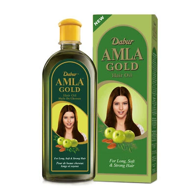 Dabur Amla Gold Hair Oil - Nature Care For Beautiful Hair - Image 1 of 4