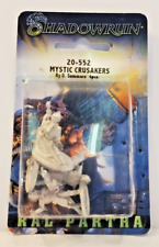 Ral Partha Mini Mystic Crusaders (4) #20-552 Shadowrun RPG Metal