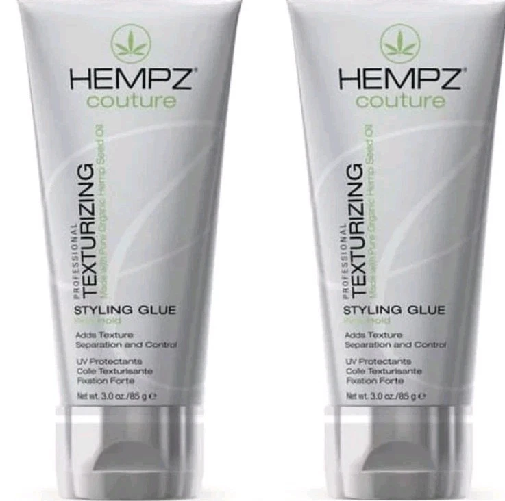 Gel para cabello pegamento texturizante de peinado Hempz - 3 oz. Juego de 2 Foto 1 de 1