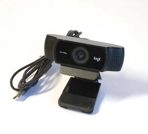 Logitech C922 Pro Adjustable Webcam 1080p - TESTED - for PC or Mac - Photo 1/4