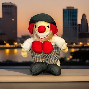 Vintage Chosen International Plüsch Clown Nylon Spielzeug - Bild 1 von 8