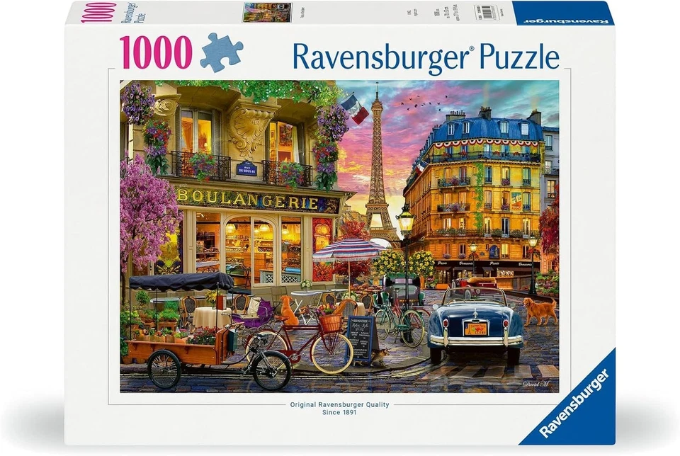 Ravensburger - Puzzle 1000 Pezzi Parigi | Puzzle Adulti E Famiglie | Dimens RBYu - Immagine 1 di 4