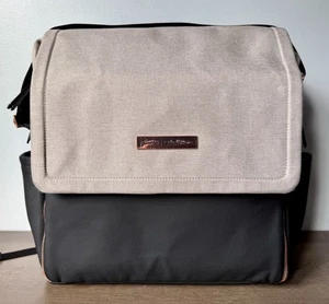 Zaino/borsa per pannolini Petunia fondo sottaceto - sabbia nera - ottimo - Foto 1 di 7