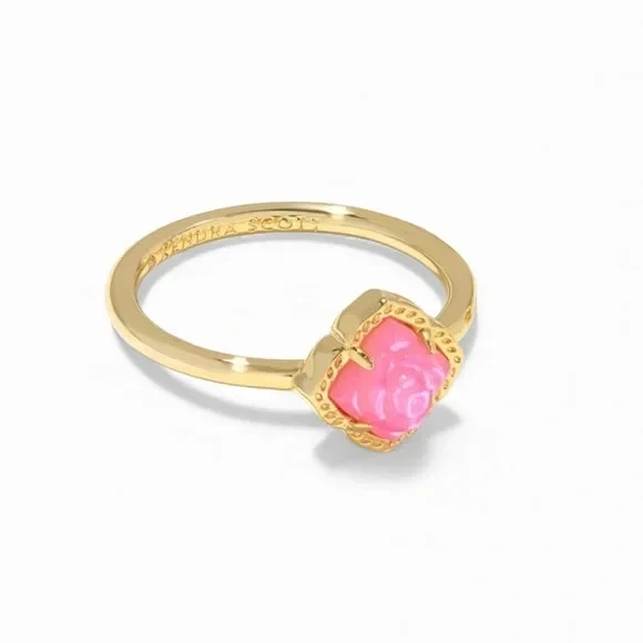 Anillo de oro rosa Kendra Scott Mallory. Talla 8 Foto 1 de 4
