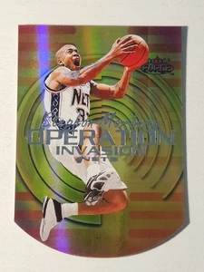 1999-00 Fleer Force - Operation Invasion Stephon Marbury #15OI Forcefield Diecut - Bild 1 von 2