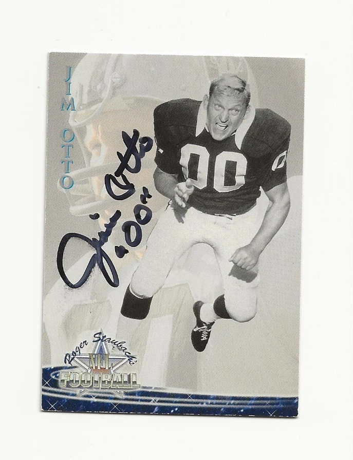 TARJETA AUTOGRAFIADA DE JIM OTTO RAIDERS Foto 1 de 1