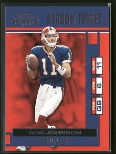 2001 Playoff Contenders #9 Rob Johnson - Picture 1 of 2