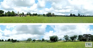 ID106D ID Backscenes OO Gauge Into The Town 3 Metres Long in 2 sections - Picture 1 of 1