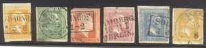 PRUSSIA #8-13 Used - 1857-60 King William Issue ($270) - Picture 1 of 1
