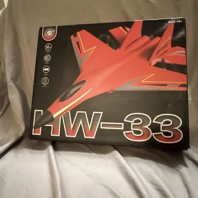 RC Aircraft HW33 RED Plane 2.4G Remote Control Fighter Glider Foam RC Airplane - Image 1 of 4