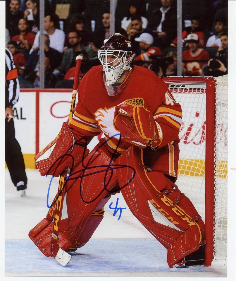 -Mike Smith- Signed/Autograph/Auto 8x10 Hockey NHL Photo Calgary Flames - Image 1 of 1