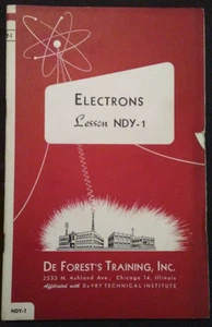 DE FOREST'S TRAINING INC. DE FOREST'S TRAINING INC. (DeVRY) NDY-1 Electrons - Picture 1 of 7